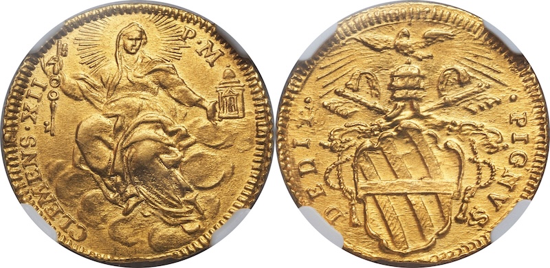 Clement XIII zecchino